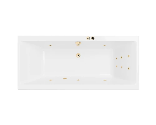 Ванна EXCELLENT Pryzmat Slim 170x75 LINE (золото) Elit-san.ru