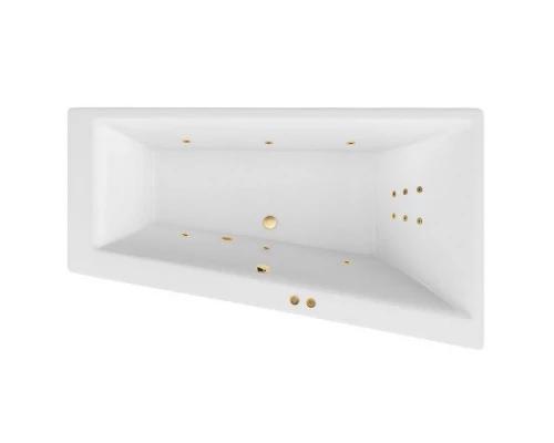 Ванна EXCELLENT Sfera 170x100 (правая) LINE (золото) Elit-san.ru