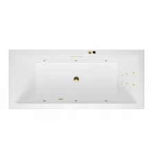 Ванна EXCELLENT Heaven Slim 180x80 "LINE" (золото)