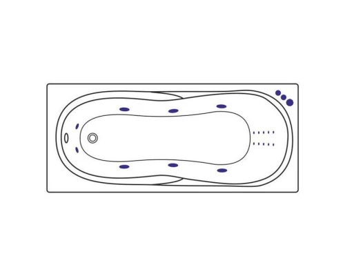 Ванна EXCELLENT Sekwana 170x75 SMART NANO (золото) Elit-san.ru