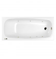 Акриловая гидромассажная ванна 170x75 см Whitecross Layla Slim 0122.170075.100.SOFT.BR
