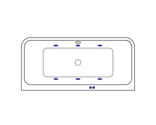 Ванна EXCELLENT Arana 180x85 "SOFT" (белый)