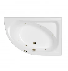 Ванна WHITECROSS Aquarella 170x110 (правая) "SOFT" (бронза)