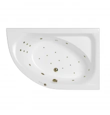 Ванна WHITECROSS Aquarella 170x110 (правая) "ULTRA" (бронза)