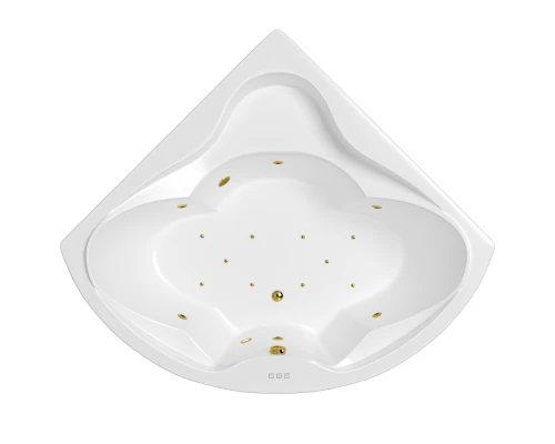 Ванна WHITECROSS Konsul 150x150 "RELAX" (золото)