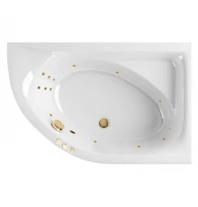 Ванна EXCELLENT Aquarella 170x110 (правая) "SMART" (золото)