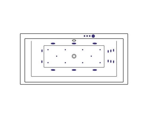 Ванна EXCELLENT Crown Grand 190x90 ULTRA (бронза) Elit-san.ru