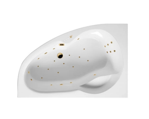 Ванна EXCELLENT Newa 160x95 (левая) ULTRA (золото) Elit-san.ru