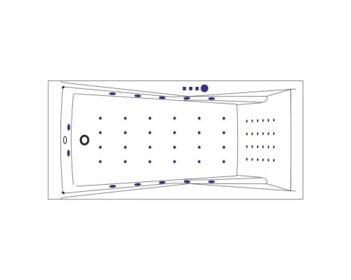 Ванна EXCELLENT Palace 170x75 NANO (золото) Elit-san.ru