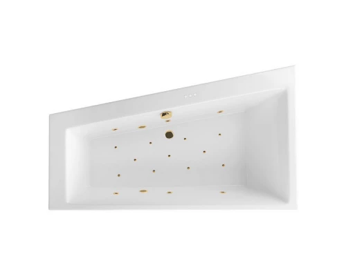 Ванна EXCELLENT Sfera 170x100 (левая) RELAX (золото) Elit-san.ru