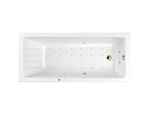 Ванна WHITECROSS Wave 170x70 "NANO" (золото)