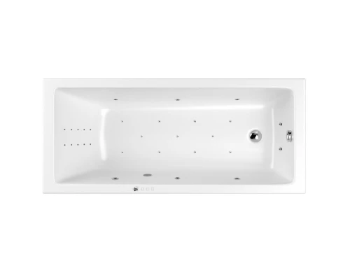 Ванна WHITECROSS Wave 175x70 "ULTRA NANO" (хром)
