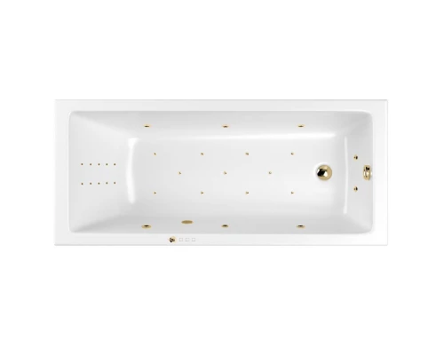 Ванна WHITECROSS Wave 175x70 "ULTRA NANO" (золото)