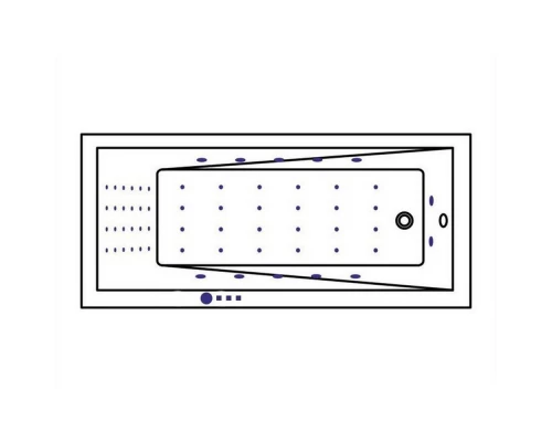 Ванна WHITECROSS Wave 180x80 NANO (золото) Elit-san.ru