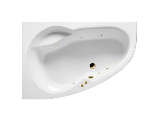 Ванна EXCELLENT Newa 160x95 (левая) SOFT (золото) Elit-san.ru