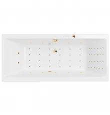 Ванна EXCELLENT Pryzmat Slim 160x75 "NANO" (золото)