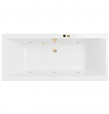 Ванна EXCELLENT Pryzmat 180x80 "SOFT" (золото)