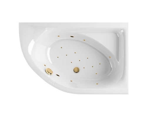 Ванна EXCELLENT Aquarella 150x100 (правая) RELAX (золото) Elit-san.ru