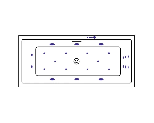 Ванна EXCELLENT Heaven Slim 180x80 ULTRA (бронза) Elit-san.ru