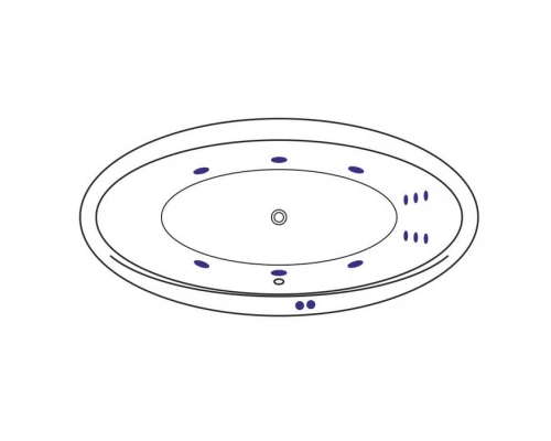 Ванна EXCELLENT Lumina 190x95 "LINE" (белый)