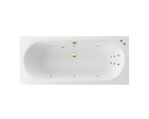 Ванна EXCELLENT Oceana Slim 180x80 LINE (золото) Elit-san.ru