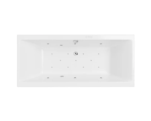 Ванна EXCELLENT Pryzmat Slim 160x75 RELAX (хром) Elit-san.ru