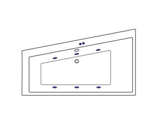 Ванна EXCELLENT Sfera Slim 170x100 (левая) SOFT (хром) Elit-san.ru