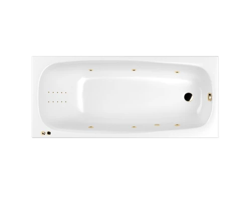 Ванна WHITECROSS Layla 170x75 LINE NANO (золото) Elit-san.ru