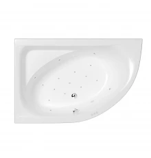 Ванна WHITECROSS Aquarella 170x110 (левая) "RELAX" (хром)