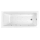 Ванна WHITECROSS Wave Slim 175x70 "RELAX" (хром)