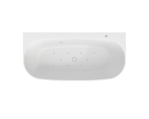 Ванна WHITECROSS Make 170x80 "AERO" (хром) иск. камень