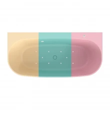 Ванна WHITECROSS Make 170x80 RAL "AERO" (белый) иск. камень