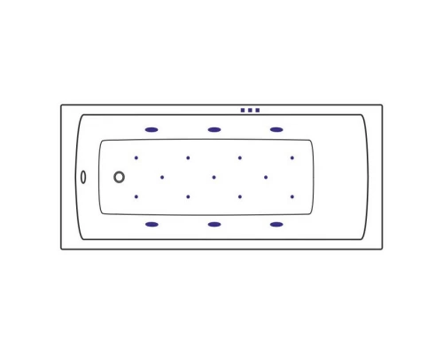 Ванна EXCELLENT Aquaria 150x70 RELAX (бронза) Elit-san.ru