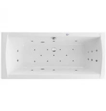 Ванна EXCELLENT Aquaria Lux Slim 180x80 "ULTRA" (хром)