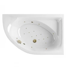 Ванна EXCELLENT Aquarella 150x100 (правая) "RELAX" (бронза)