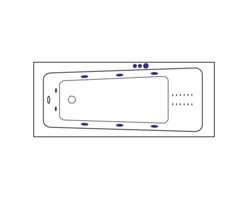 Ванна EXCELLENT Ava 160x70 SMART NANO (золото) Elit-san.ru