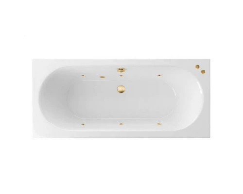 Ванна EXCELLENT Oceana Slim 180x80 SOFT (золото) Elit-san.ru