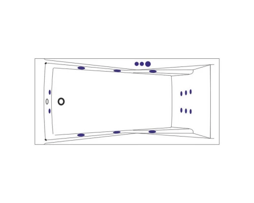 Ванна EXCELLENT Palace 170x75 SMART (бронза) Elit-san.ru