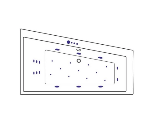 Ванна EXCELLENT Sfera 170x100 (правая) ULTRA (бронза) Elit-san.ru