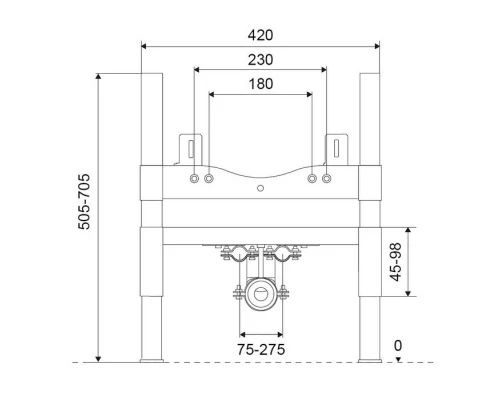Инсталляция EXCELLENT Shiro для биде Elit-san.ru