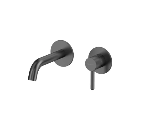 Внешняя часть смесителя для умывальника WHITECROSS Y1226GM (оружейная сталь)