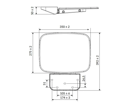 Душевое сиденье EXCELLENT (белое) Elit-san.ru
