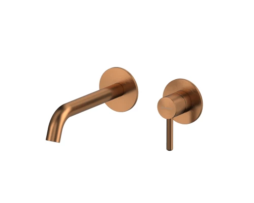 Внешняя часть смесителя для умывальника WHITECROSS Y1225CPB (брашированная медь)