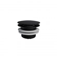 Донный клапан Excellent для ванны, click-clack, черный матовый, ARIN.3485.01BL