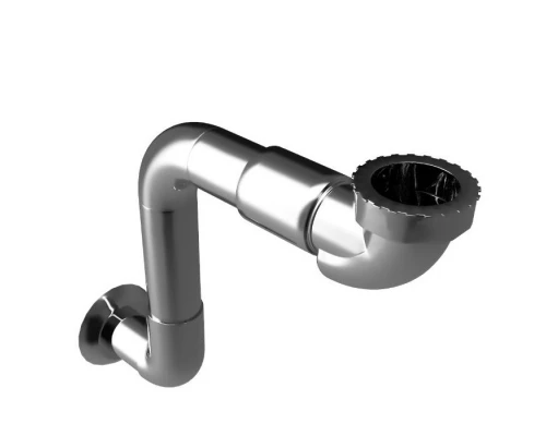 Сифон для раковины и биде Excellent с трубой, хром, INPU.8075537P.CR Elit-san.ru