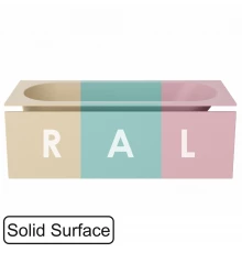 Экран фронтальный WHITECROSS съемный (RAL мат) иск. камень