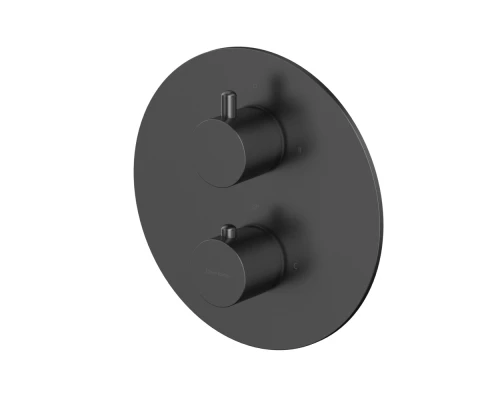 Внешняя часть смесителя на 2 потребителя WHITECROSS Y1236GM (оружейная сталь)