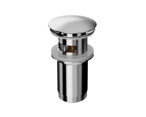 Донный клапан WHITECROSS для умывальника, клик-клак (хром)