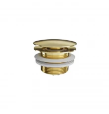 Донный клапан Excellent для ванны, click-clack, золото, ARIN.3485.01GL