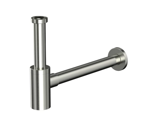 Сифон для умывальника декоративный WHITECROSS A187NIB (брашированный никель)